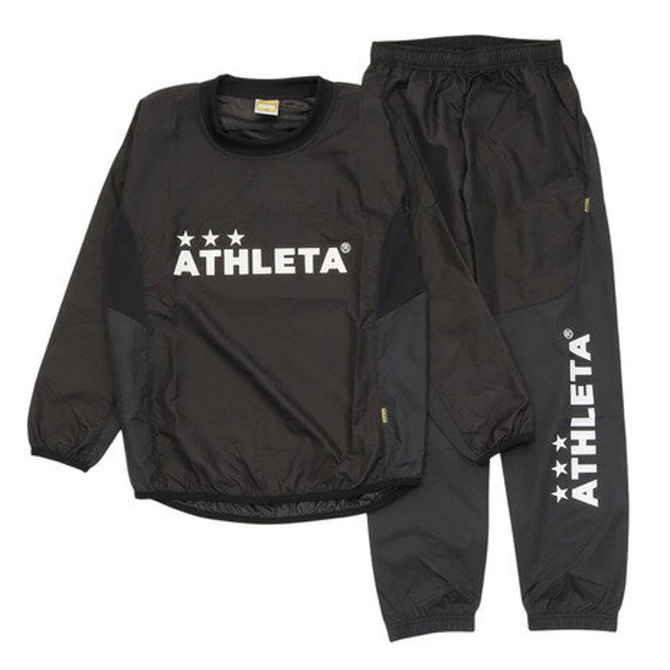 アスレタ（ATHLETA） サッカー フットサルウェア ジュニア ピステスーツ 上下セット 2S 2359J BLK （キッズ）