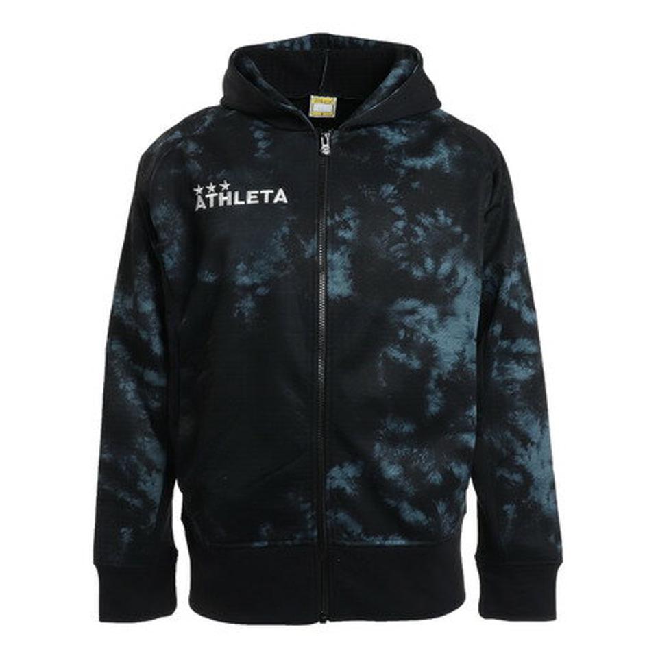 アスレタ（ATHLETA）（メンズ）防風スウェット ZIP パーカー 3355 BLK スポーツウェア