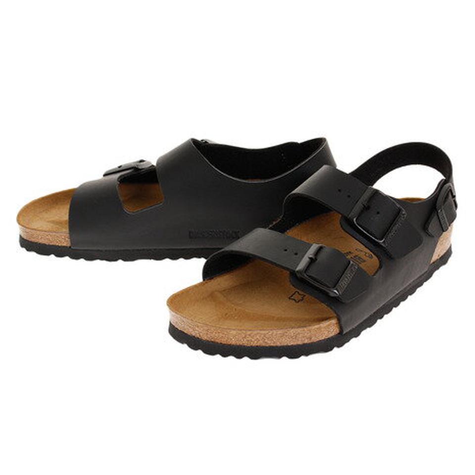 ビルケンシュトック（BIRKENSTOCK） ミラノ MILANO ブラック 黒 34791 BLK ストラップサンダル カジュアル シューズ コンフォート 靴 （メンズ、レディース）