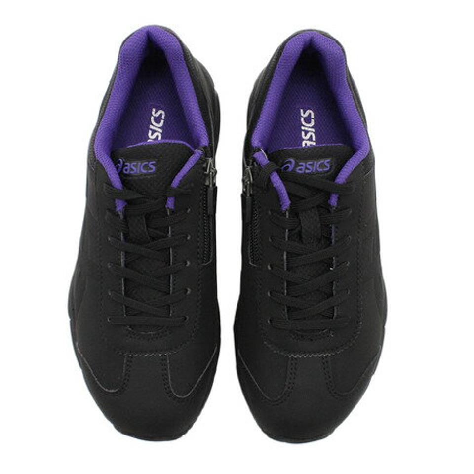 アシックス（ASICS）（レディース） スニーカー ゲルファンウォーカー 1008W ブラック ピンク 1292A008 ウォーキング 内側ファスナー 履きやすい シューズ