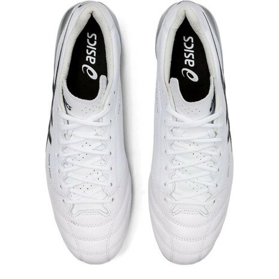 アシックス（ASICS）（メンズ）サッカースパイク DS LIGHT X-FLY 4 土・天然芝・人工芝用 1101A006.117 WHT×BLK