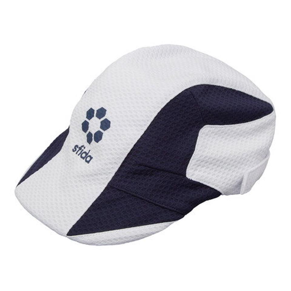 スフィーダ(SFIDA) ジュニア キッズ Challenger サッカーキャップ SH-21C02 WHT 熱中症対策 帽子 キャップ UVブロック UVカット 吸汗・速乾 (キッズ)