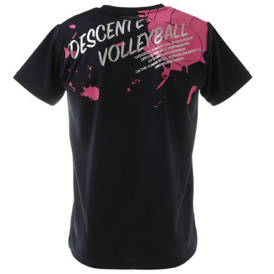 デサント（DESCENTE） バレーボールウェア DPP半袖プラクティスシャツ DX-B0947XB NV （メンズ、レディース）