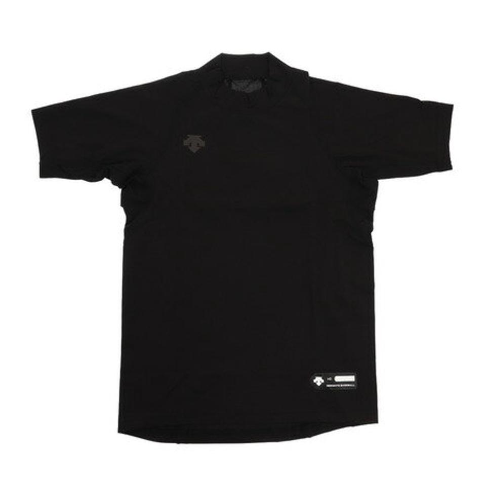 デサント（DESCENTE） 野球 アンダーシャツ ジュニア リラックスフィットシャツ ハイネック半袖アンダーシャツ JSTD-720 BLK （キッズ）