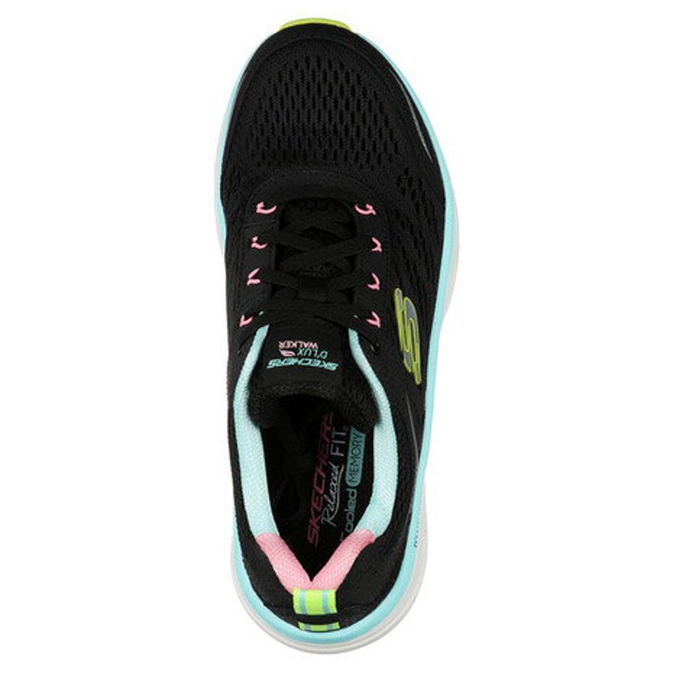 スケッチャーズ（SKECHERS）（レディース）カジュアルシューズ DLUX WALKER 149023-BKMT