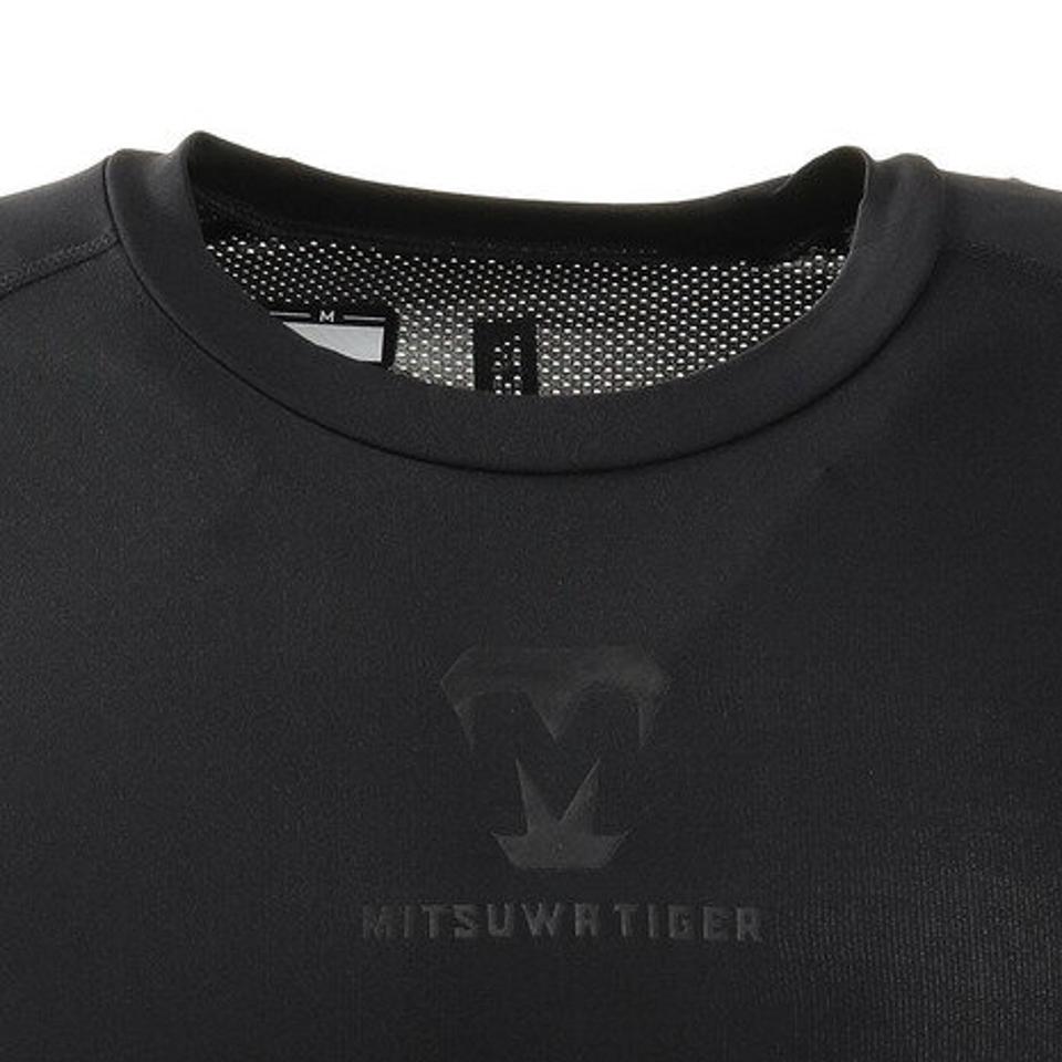 【ポイント15倍】美津和タイガー（mitsuwa-tiger） ラウンドネック長袖 ヒートアンダーシャツ MT7JSA98-090 （メンズ）