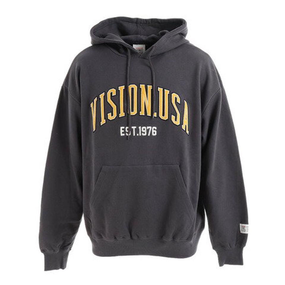 ヴィジョン(VISION)(メンズ)パーカー ベロアワッペンフーディー 1905009-02 CHA
