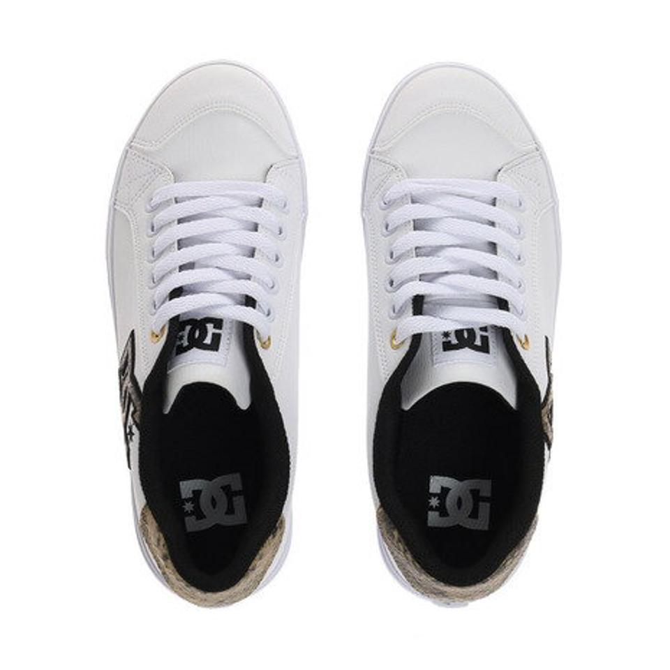 ディーシー・シュー（DC SHOE）（レディース）スニーカー ボーダーシューズ CHELSEA PLUS SE SN 21FWDW214013WHS