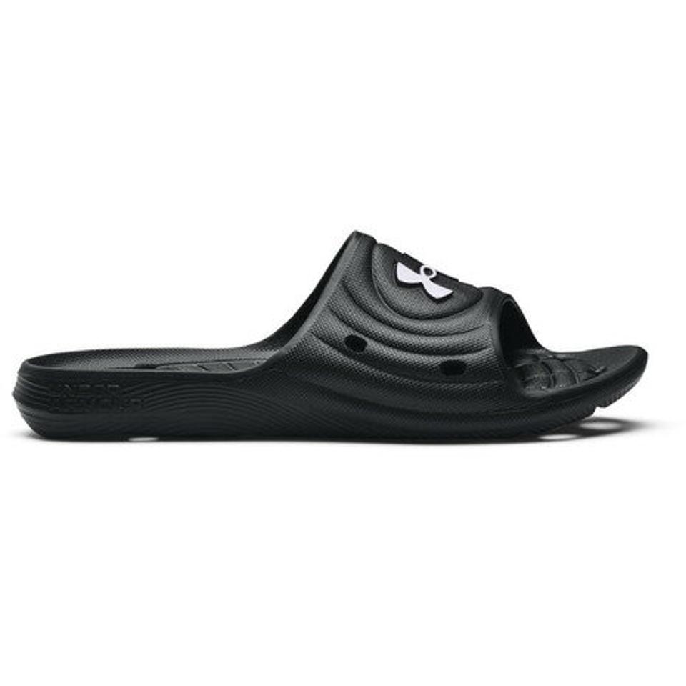アンダーアーマー（UNDER ARMOUR）（メンズ）スポーツサンダル ロッカー IV スライド ブラック 3023758 001 シャワサン レジャー ビーチ プール タウン 速乾性