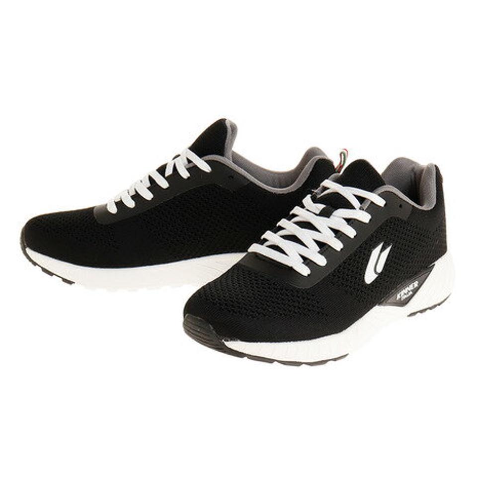 キナー(KINNER) メンズ スニーカー 黒 KNL-0003X K0120KX-2000 ブラックホワイト (メンズ)