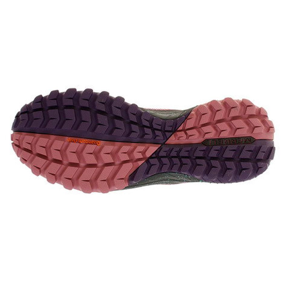 メレル（MERRELL）（レディース）アウトドアシューズ トレッキングシューズ 登山靴 ブラバーダ ミッド ウォータープルーフ 034232 PEACOCK 348g 防水 登山