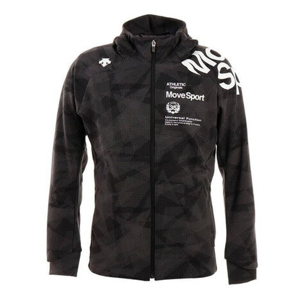 デサント(DESCENTE) グラフィックスウェットフルジップパーカ DMMPJF20 BK オンライン価格 (メンズ)