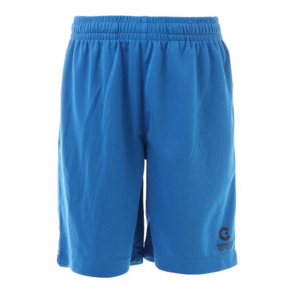 ジローム（GIRAUDM）（キッズ）ドライ 吸汗速乾 UVカット ジュニア ニット ハーフパンツ 868GM1CD6737 BLU ショートパンツ 短パン