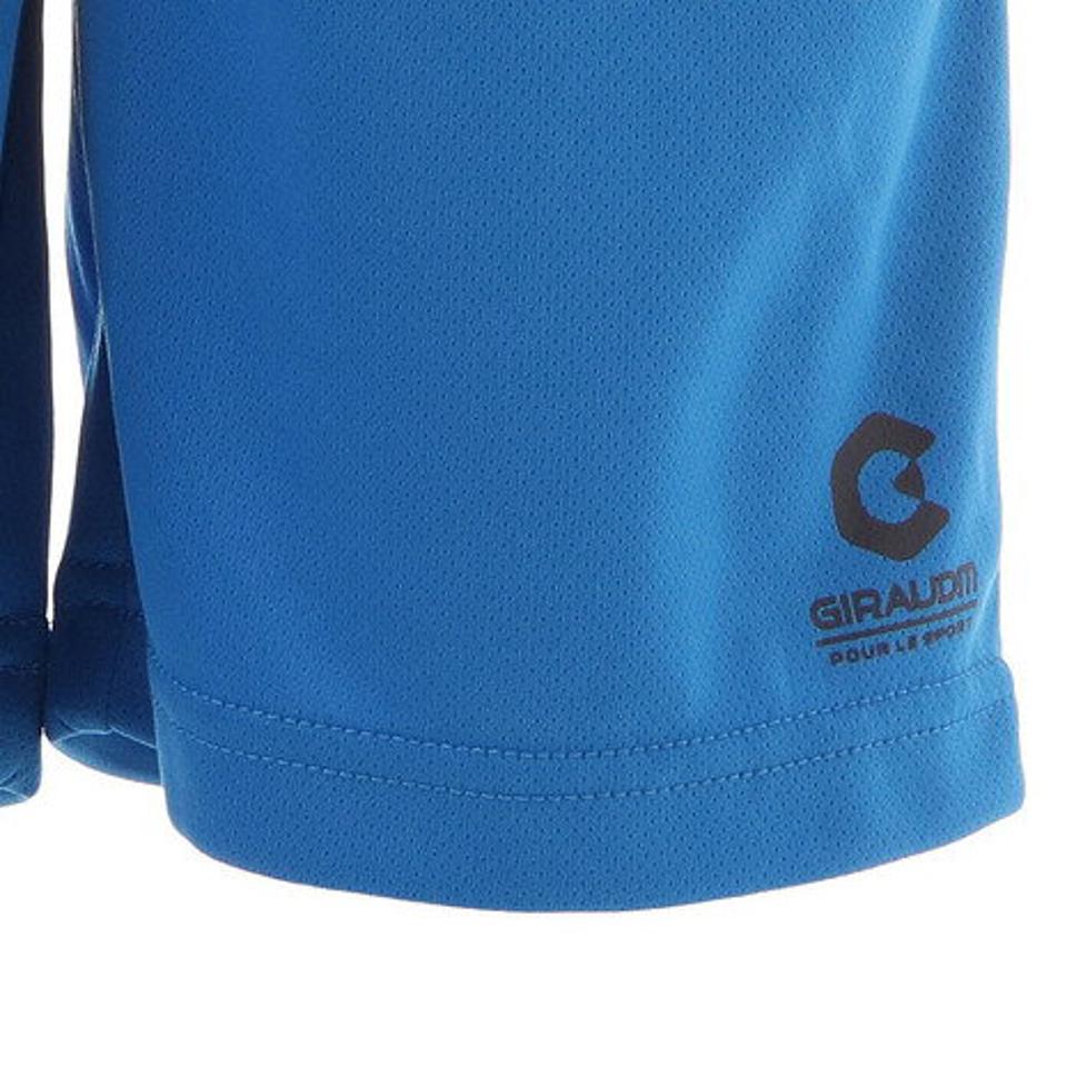 ジローム（GIRAUDM）（キッズ）ドライ 吸汗速乾 UVカット ジュニア ニット ハーフパンツ 868GM1CD6737 BLU ショートパンツ 短パン