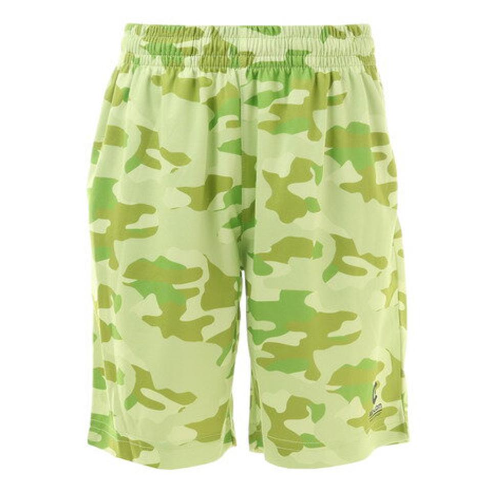 ジローム（GIRAUDM）（キッズ）ドライ 吸汗速乾 UVカット ジュニア ニット ハーフパンツ 868GM1CD6736 YEL ショートパンツ 短パン