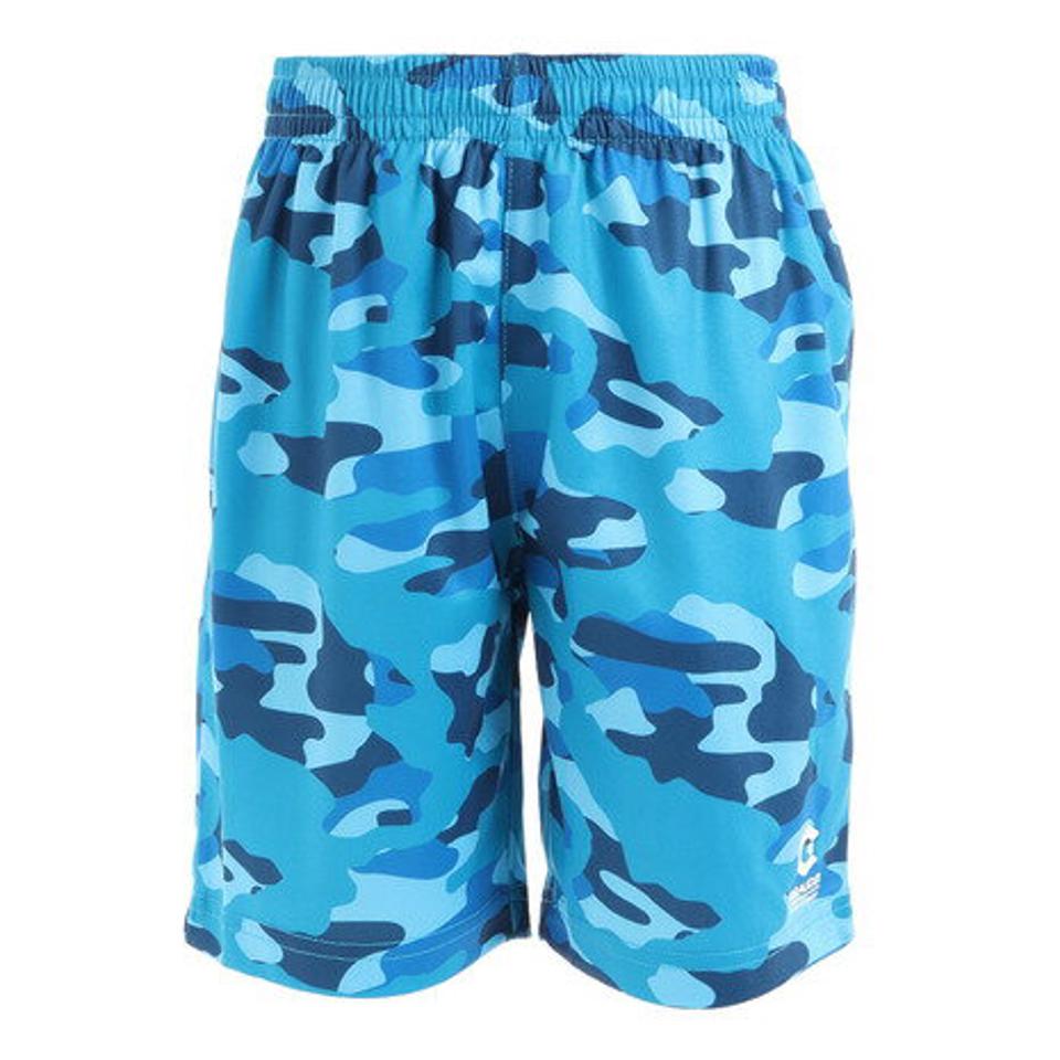 ジローム（GIRAUDM）（キッズ）ドライ 吸汗速乾 UVカット ジュニア ニットハーフパンツ 868GM1CD6736 BLU ショートパンツ 短パン