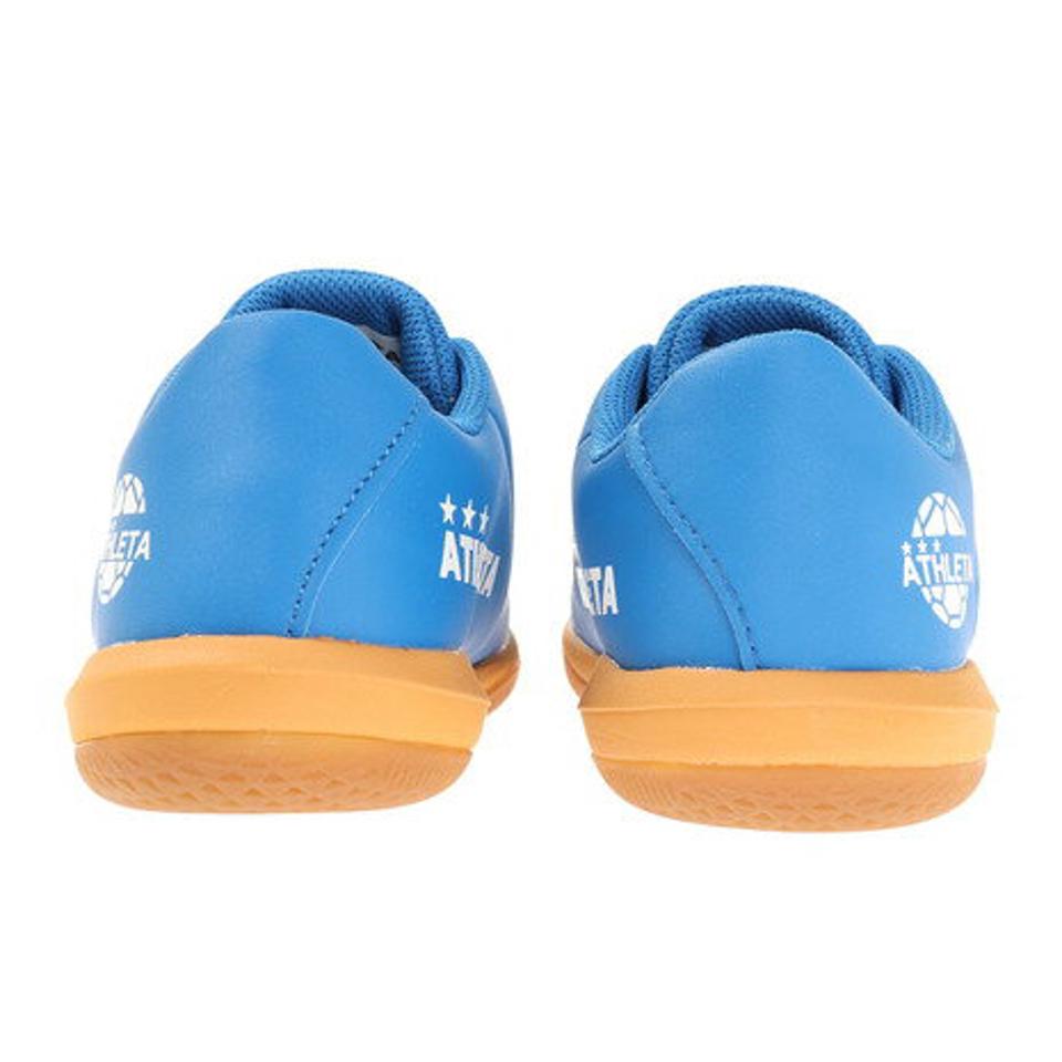 【ポイント10倍】アスレタ（ATHLETA） ジュニア フットサル インドア XE-400J BLU サッカーシューズ トレシュー 屋内 室内 （キッズ）