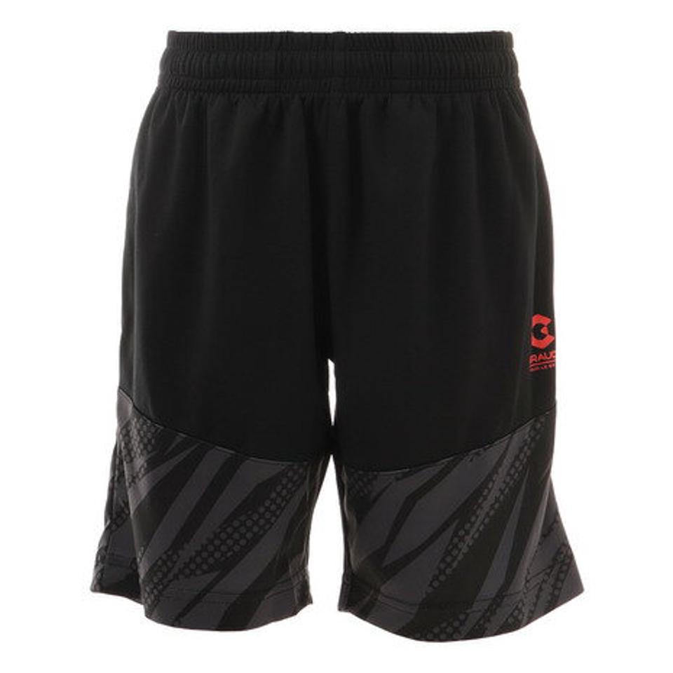 ジローム（GIRAUDM）（キッズ）ドライ 吸汗速乾 UVカット ジュニア ニット ハーフパンツ 868GM1CD6735 BLK ショートパンツ 短パン