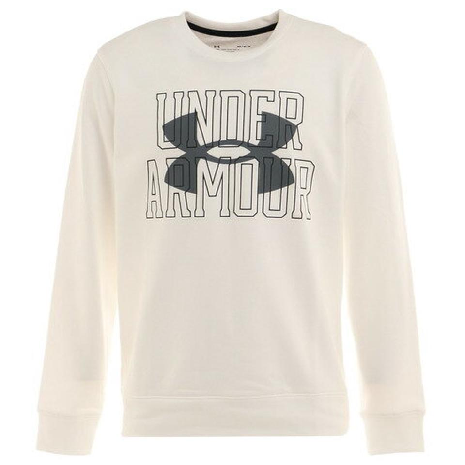 アンダーアーマー（UNDER ARMOUR） ライバルテリー ロゴ クルーネックシャツ 1370391 112 （メンズ）