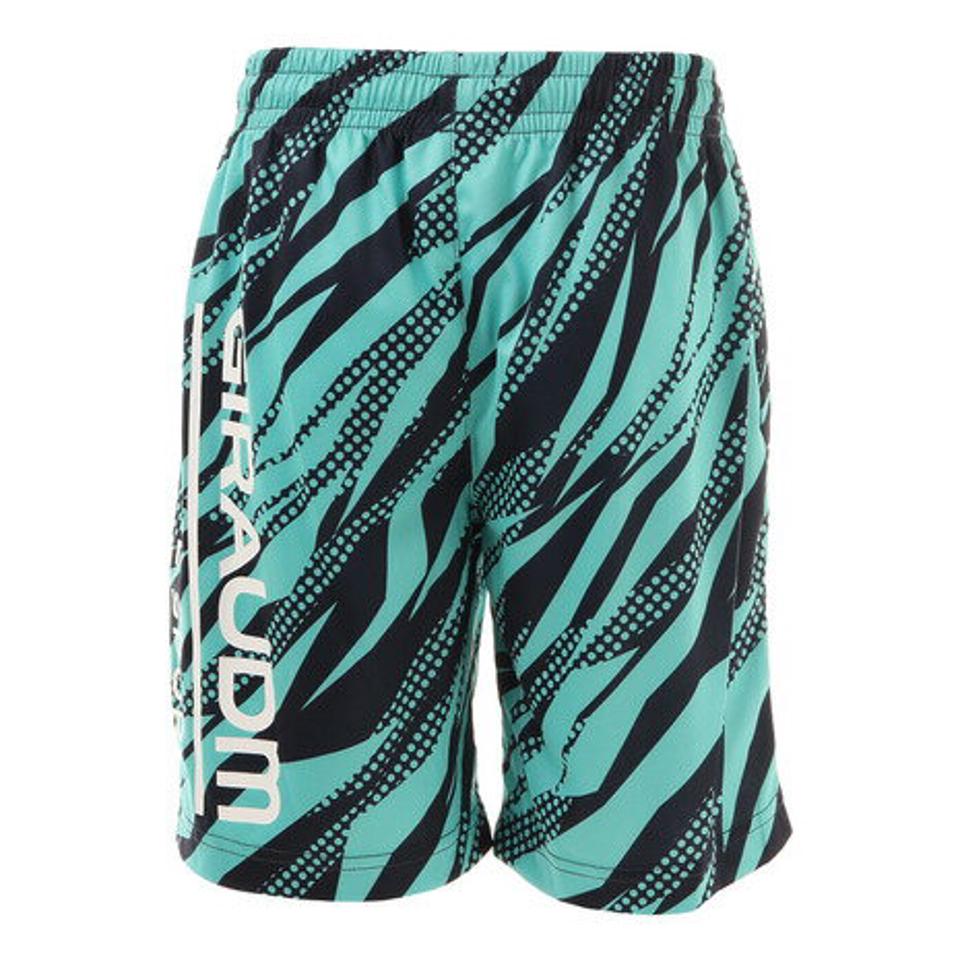 ジローム（GIRAUDM）（キッズ）ドライ 吸汗速乾 UVカット ジュニア ニット ハーフパンツ 868GM1CD6734 NVY