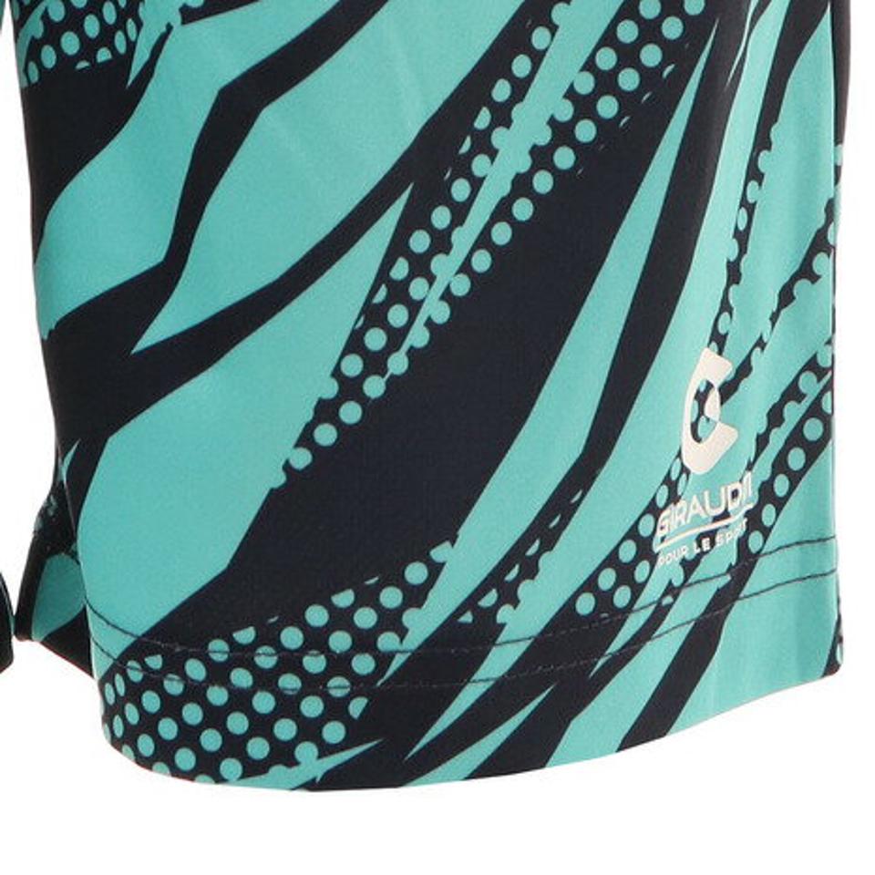 ジローム（GIRAUDM）（キッズ）ドライ 吸汗速乾 UVカット ジュニア ニット ハーフパンツ 868GM1CD6734 NVY