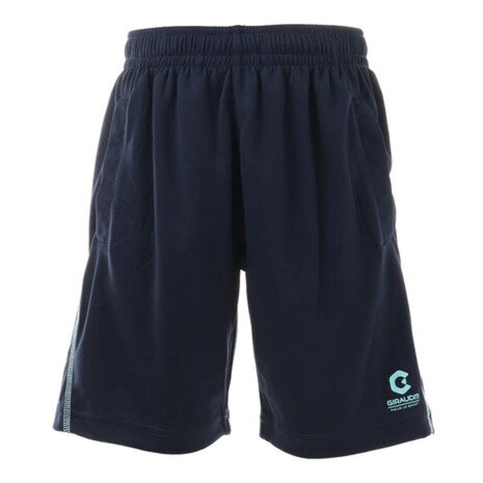 ジローム（GIRAUDM）（キッズ）ドライ 吸汗速乾 UVカット ジュニア ニット ハーフパンツ 868GM1CD6733 NVY ショートパンツ 短パン