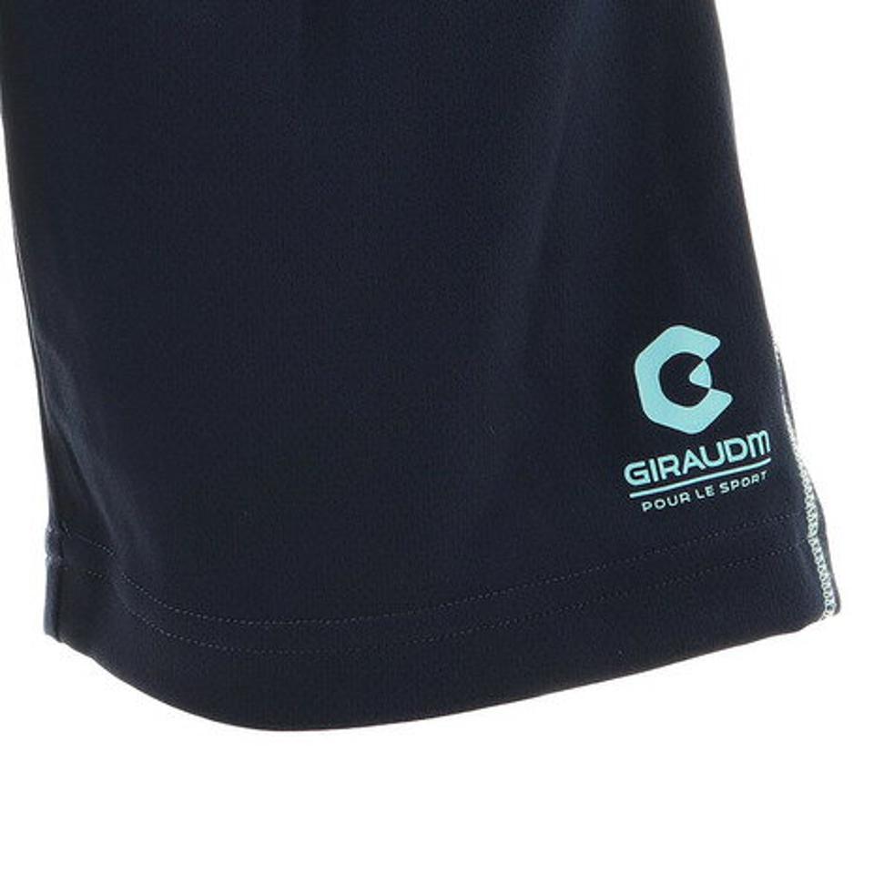 ジローム（GIRAUDM）（キッズ）ドライ 吸汗速乾 UVカット ジュニア ニット ハーフパンツ 868GM1CD6733 NVY ショートパンツ 短パン