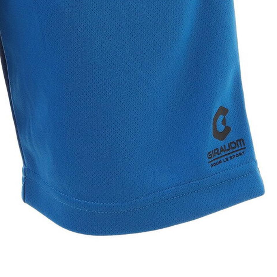 ジローム（GIRAUDM）（キッズ）ドライ 吸汗速乾 UVカット ジュニア ニット ハーフパンツ 868GM1CD6733 BLU ショートパンツ 短パン