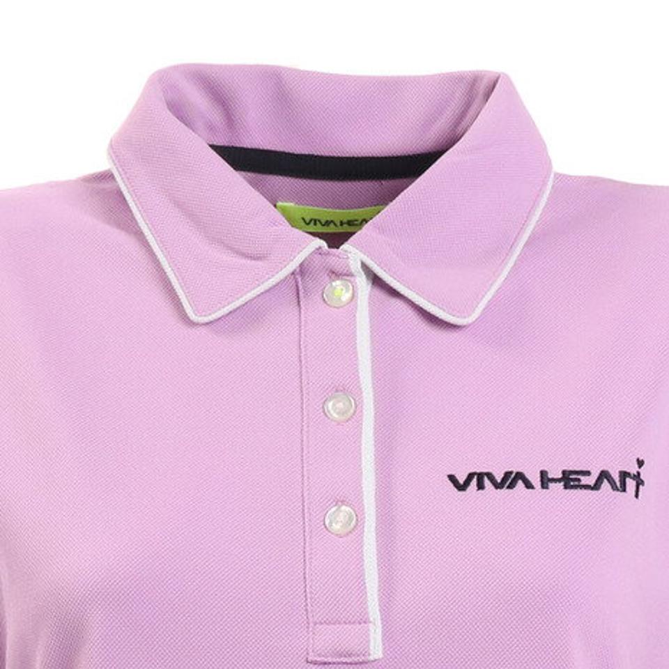 ビバハート（VIVA HEART） ゴルフウェア レディース DTY鹿の子半袖シャツ 012-29340-081 （レディース）