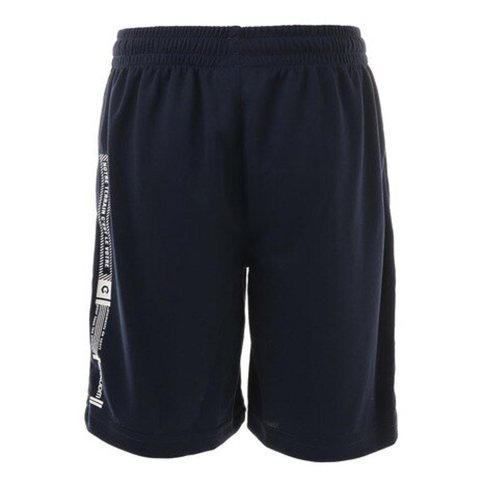 ジローム（GIRAUDM）（キッズ）ドライ 吸汗速乾 UVカット ジュニア ニット ハーフパンツ 868GM1CD6732 NVY ショートパンツ 短パン