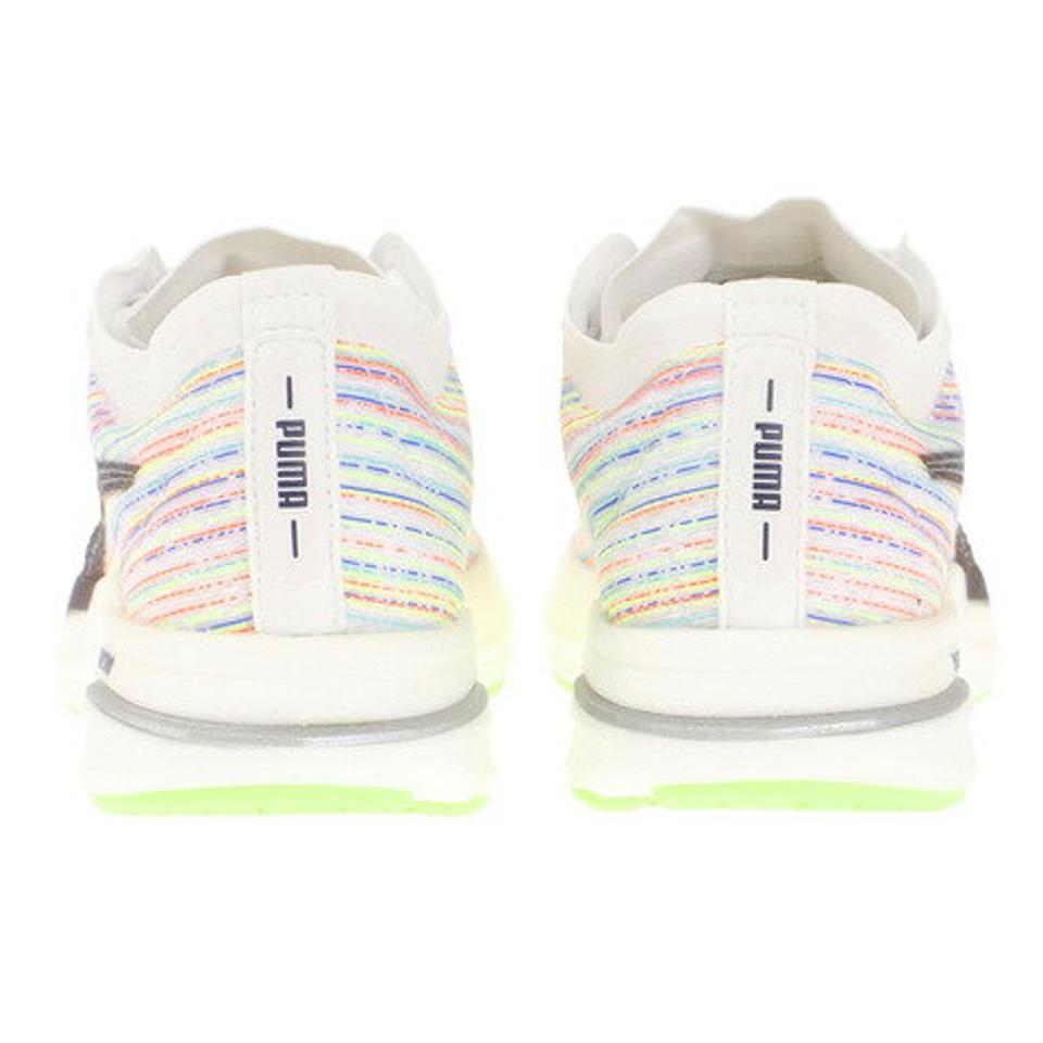 プーマ（PUMA）（レディース）ランニングシューズ ディヴィエイト ニトロ スペクトラ ホワイト 19530501 スニーカー ジョギング 耐久性 駅伝 部活 マラソン