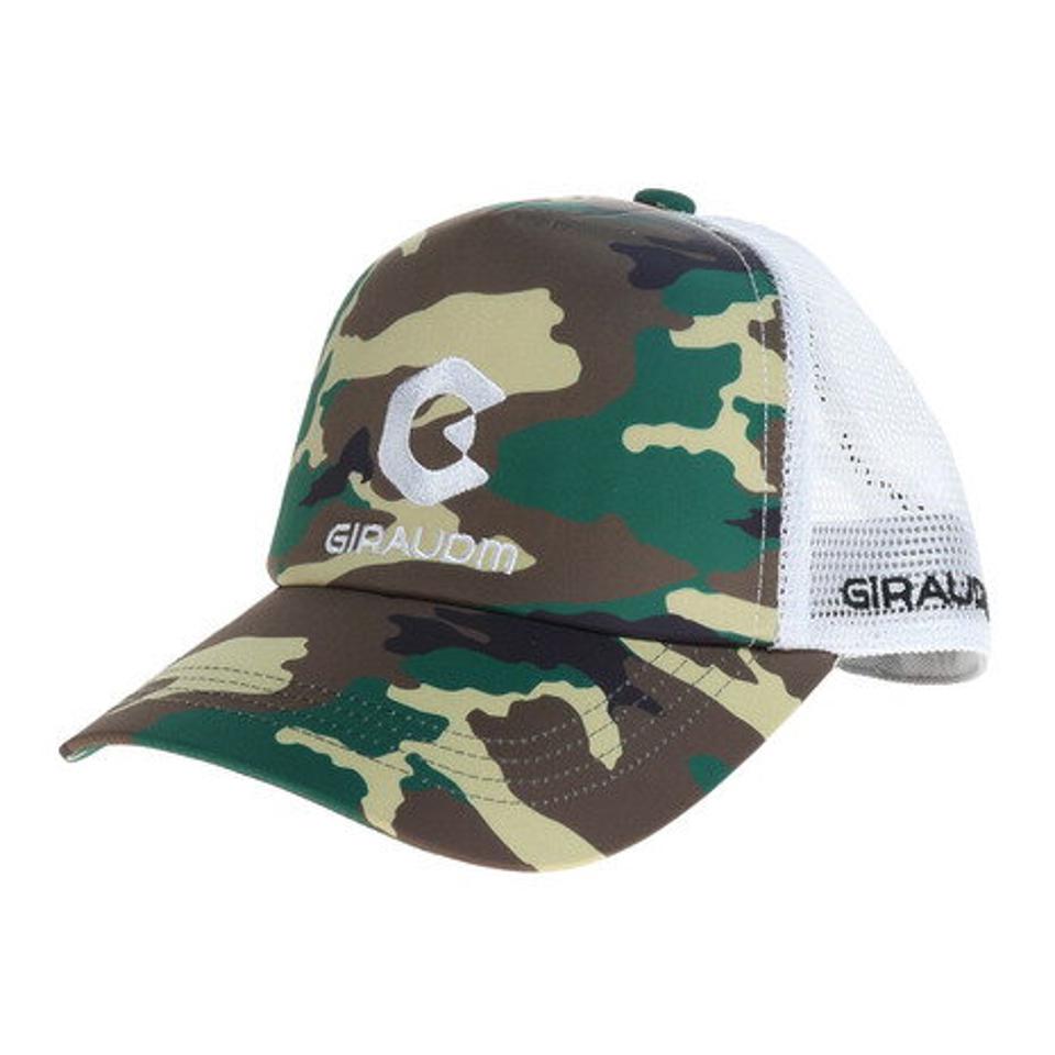 ジローム（GIRAUDM） 帽子 ジュニア カモ柄 メッシュキャップ 899GM0ST6143 GRN 日よけ （キッズ）