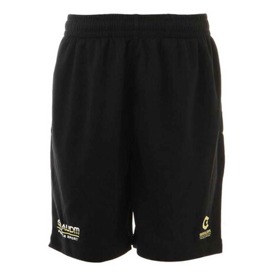 ジローム(GIRAUDM)(キッズ)ドライ 吸汗速乾 UVカット ジュニア ニット ハーフパンツ 868GM1CD6732 BLK ショートパンツ 短パン