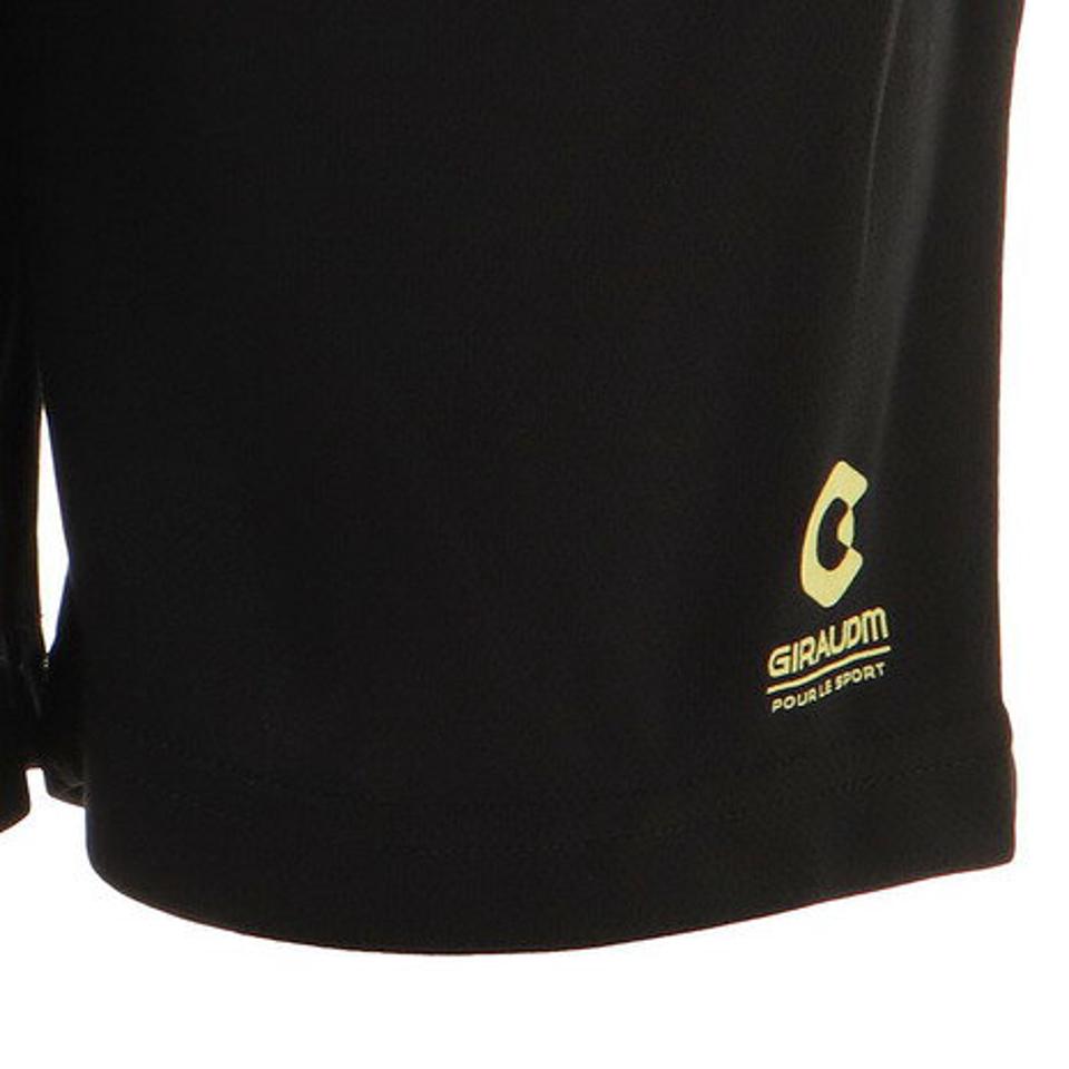 ジローム(GIRAUDM)(キッズ)ドライ 吸汗速乾 UVカット ジュニア ニット ハーフパンツ 868GM1CD6732 BLK ショートパンツ 短パン
