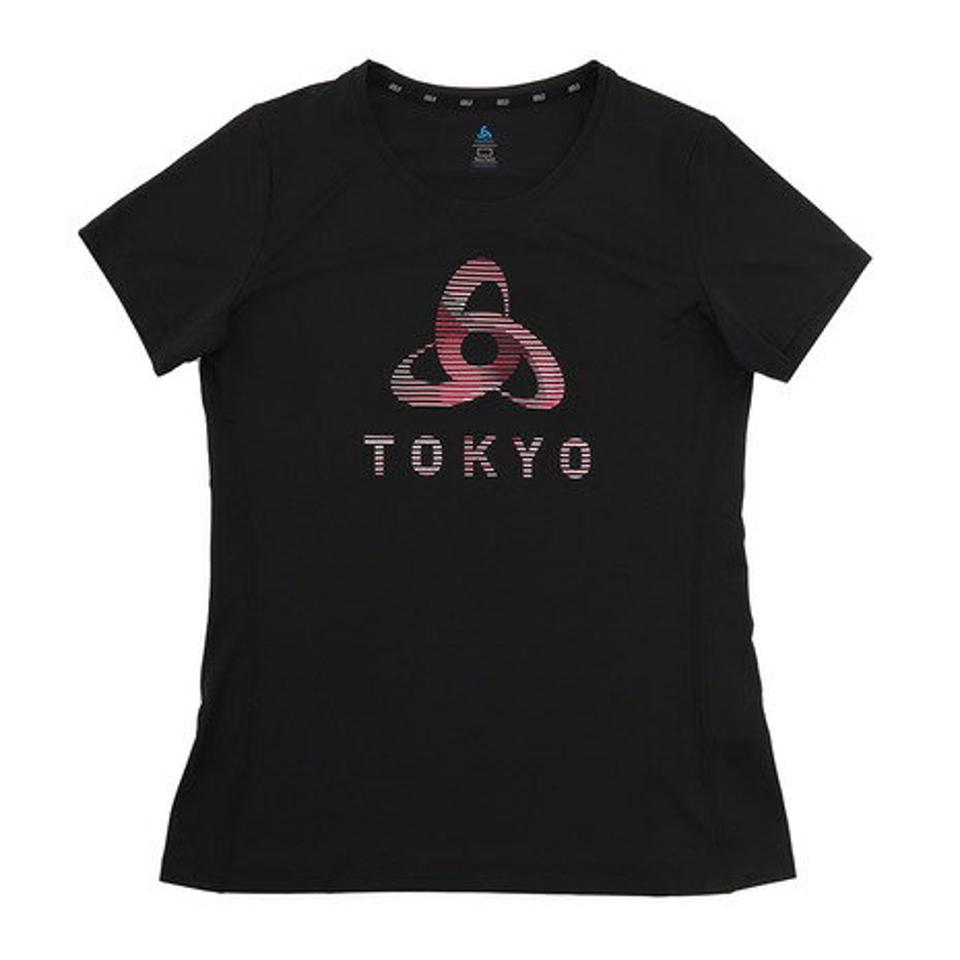 【ランニング対象品購入&エントリーでP10倍！8/19 20:00〜8/28 23:59】オドロ（ODLO） ランニング ランニングウェア レディース ELEMENT Light クルーネック半袖シャツ 313111-60219 （レディース）