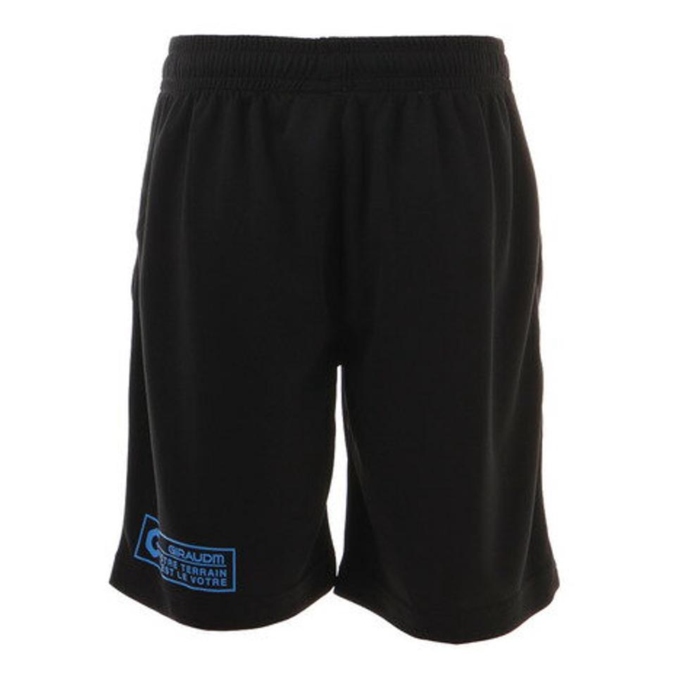 ジローム（GIRAUDM）（キッズ）ドライ 吸汗速乾 UVカット ジュニア ニット ハーフパンツ 868GM1CD6731 BLK ショートパンツ 短パン