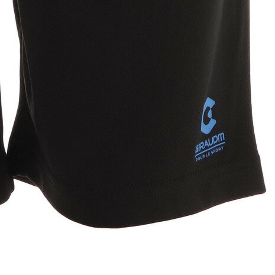 ジローム（GIRAUDM）（キッズ）ドライ 吸汗速乾 UVカット ジュニア ニット ハーフパンツ 868GM1CD6731 BLK ショートパンツ 短パン