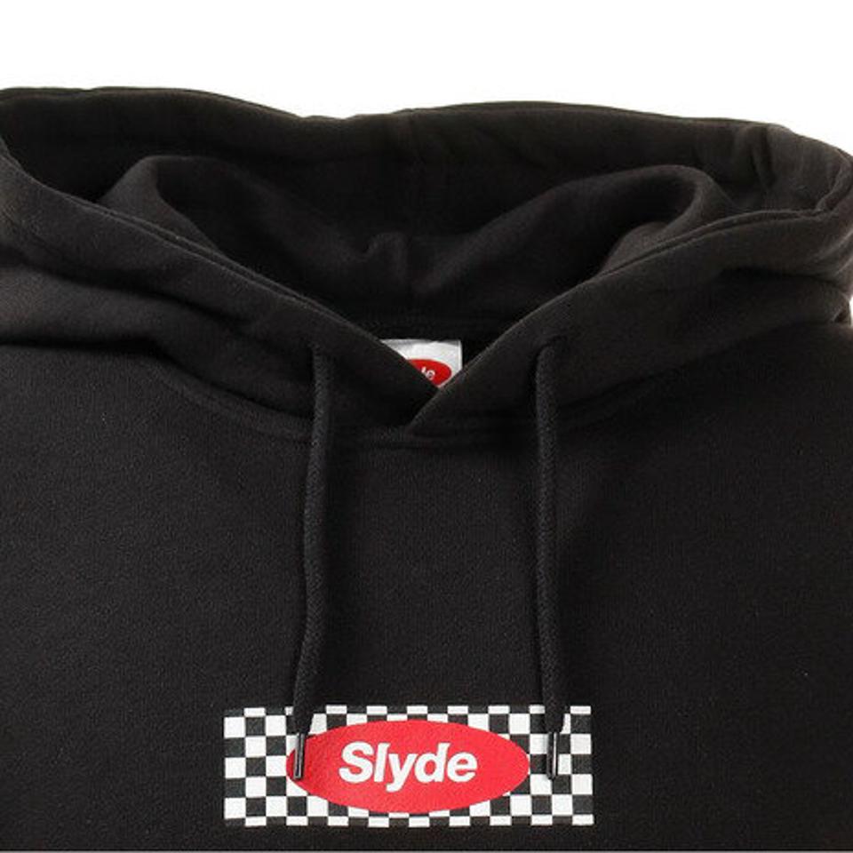スライド（SLYDE） パーカー ボックス ロゴ スウェット フーディ sl202001001-BLK オンライン価格 （メンズ）
