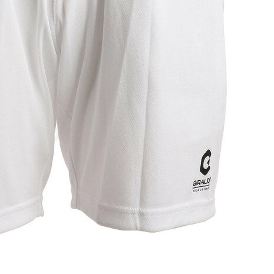 ジローム（GIRAUDM）（メンズ）ドライ 吸汗速乾 UVカット ニット ハーフパンツ 866GM1CD6730 WHT ショートパンツ 短パン