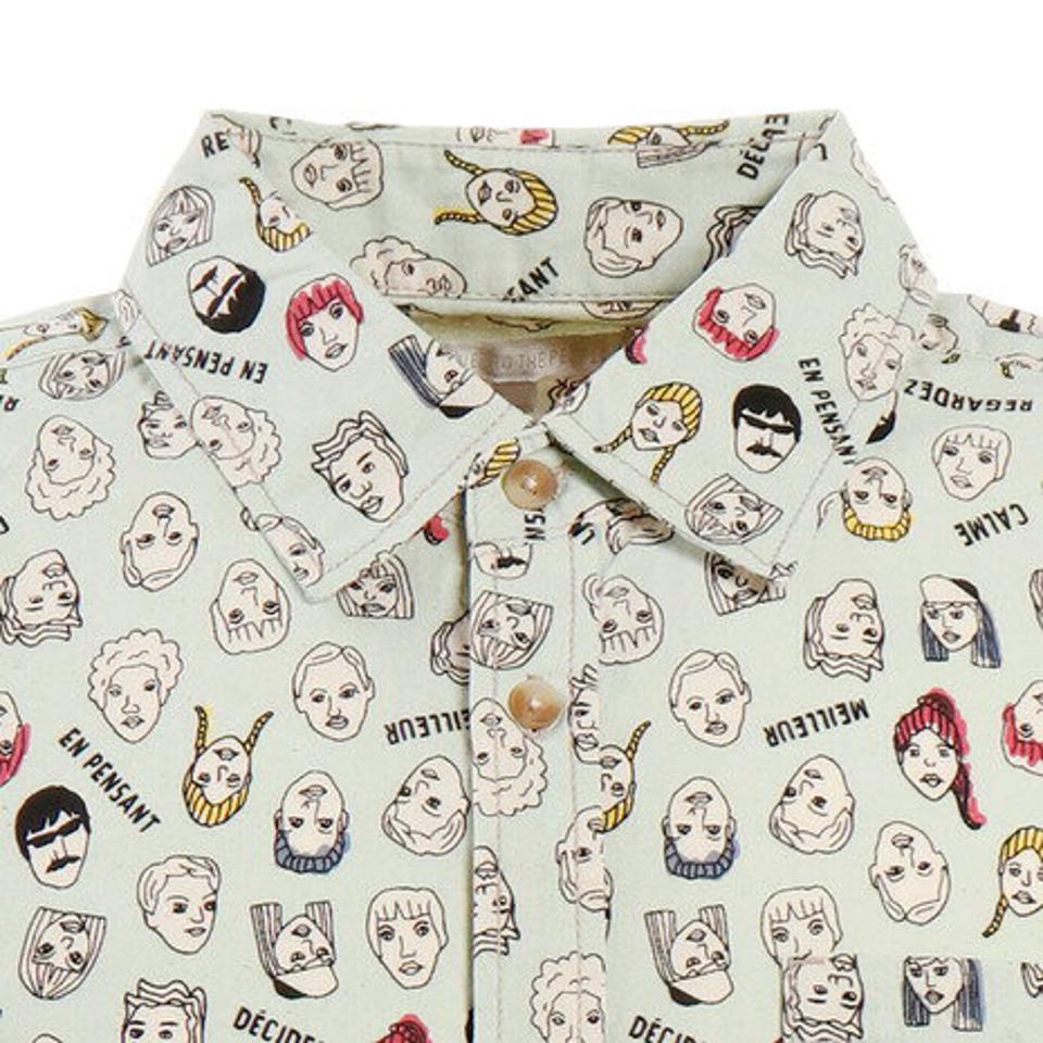 パワー・トゥ・ザ・ピープル（POWER TO THE PEOPLE） 総柄シャツ 0312114-56IGR （メンズ）