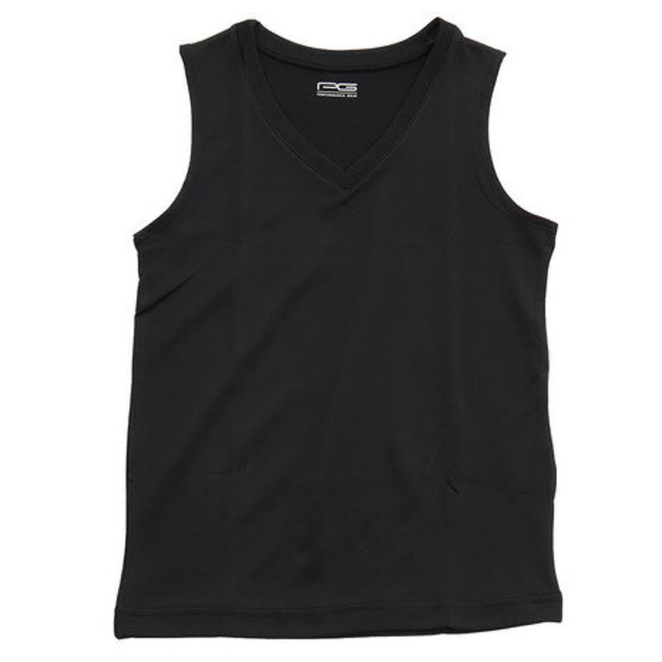 パフォーマンスギア（PG） ジュニア ドライプラス Vネックインナー 751PG9ES6728 BLK （キッズ）