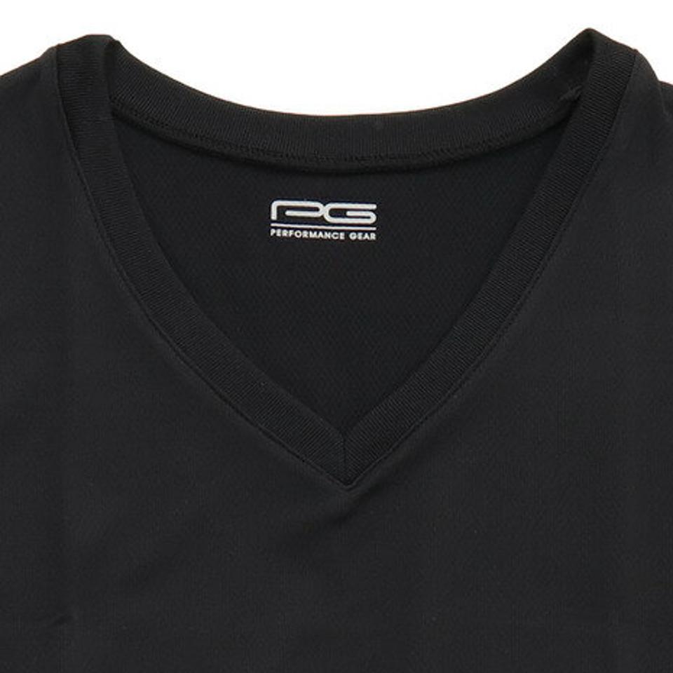 パフォーマンスギア（PG） ジュニア ドライプラス Vネックインナー 751PG9ES6728 BLK （キッズ）