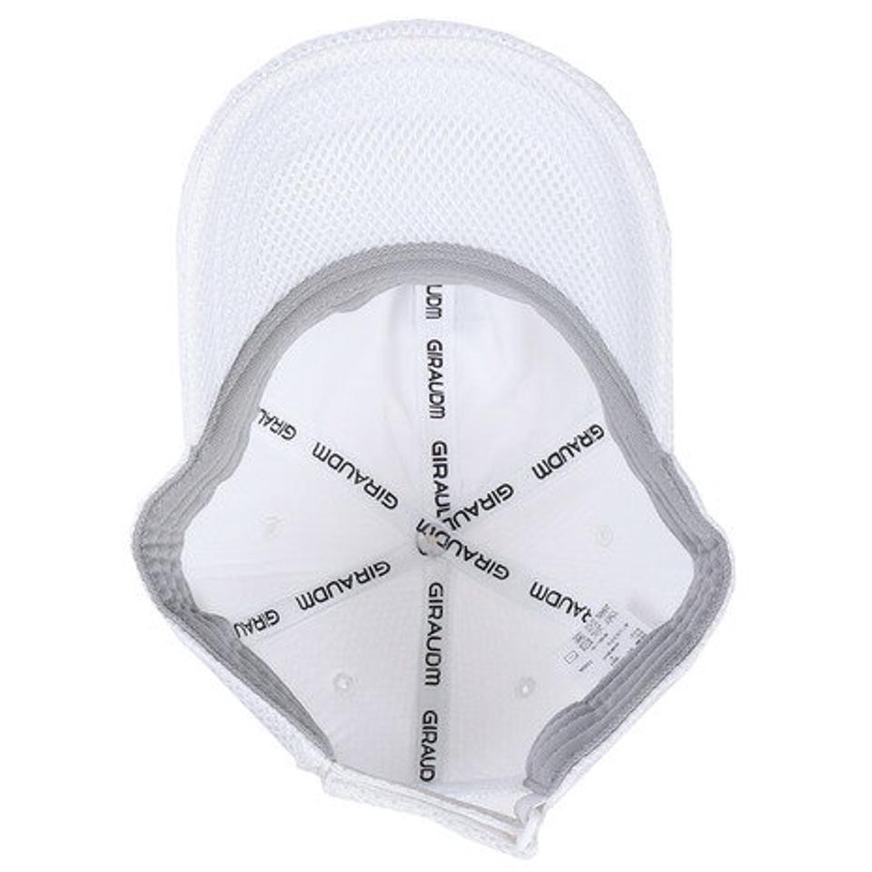 【10/26 10:00〜10/28 23:59迄 エントリー＆対象3店舗買い回りで最大P10倍！】ジローム（GIRAUDM） 帽子 メンズ キャップ 3Dロゴキャップ 897GM0ST6195 WHT 大きめ 日よけ ランニングキャップ （メンズ）