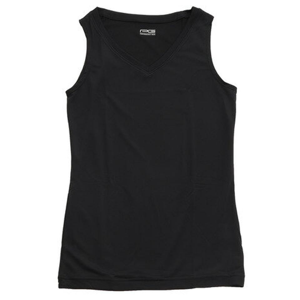 【ポイント15倍】パフォーマンスギア（PG） ドライプラス 高通気 Vネックインナー 751PG9ES6727 BLK （レディース）