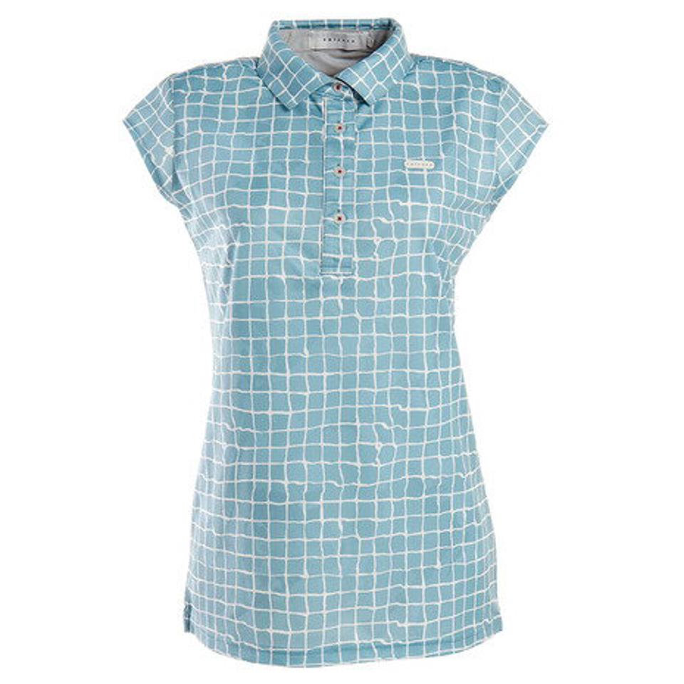 エピキュール（epicure） ゴルフウエア レディース シーサイドチェックキャップスリーブシャツ 152-22443-092 （レディース）