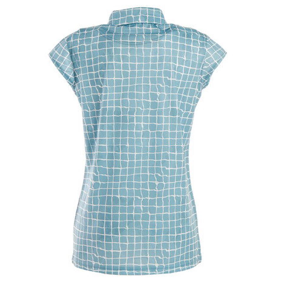 エピキュール（epicure） ゴルフウエア レディース シーサイドチェックキャップスリーブシャツ 152-22443-092 （レディース）