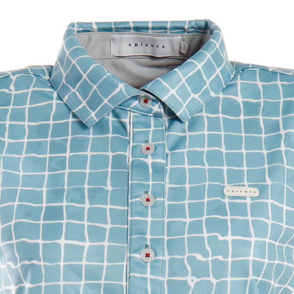 エピキュール（epicure） ゴルフウエア レディース シーサイドチェックキャップスリーブシャツ 152-22443-092 （レディース）