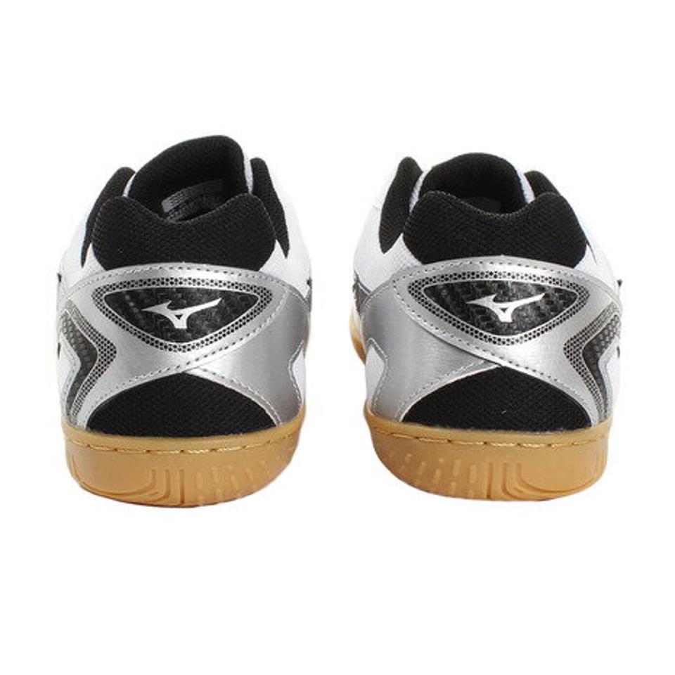 ミズノ（MIZUNO） 卓球シューズ クロスマッチプリオ RX4 CROSSMATCH PLIO RX4 81GA183009 ホワイト×ブラック×シルバー 男女兼用 （メンズ、レディース）