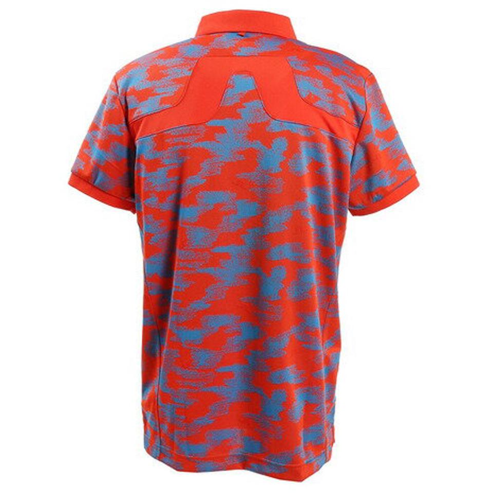 J.LINDEBERG ゴルフウエア メンズ 袖ロゴジャガードポロシャツ レギュラーフィット 071-22345-063 （メンズ）