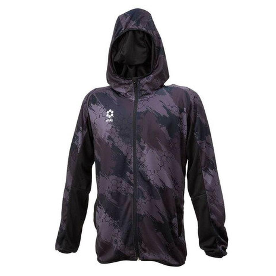 スフィーダ(SFIDA) サッカー ウェア メンズ Cheater ニットフルジップパーカー SA-21804 BLK (メンズ)